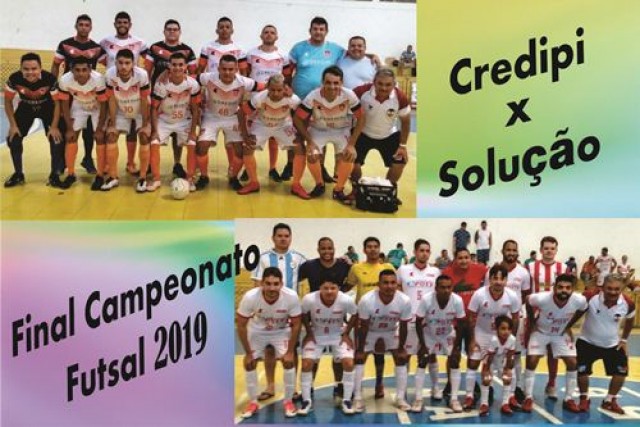Credipe e Solução se enfrentam na grande decisão do Campeonato de Futsal dos Bancários neste sábado, na AABB de Teresina
