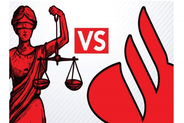 Santander corta salários e afronta judiciário brasileiro