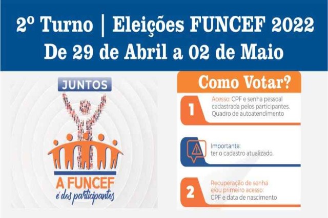 Eleições da Funcef serão decididas em segundo turno; veja passo a passo de como votar