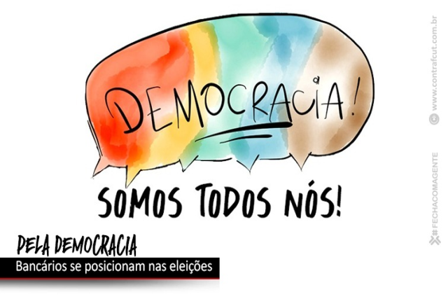 Membros do Comando Nacional dos Bancários declaram apoio a Lula