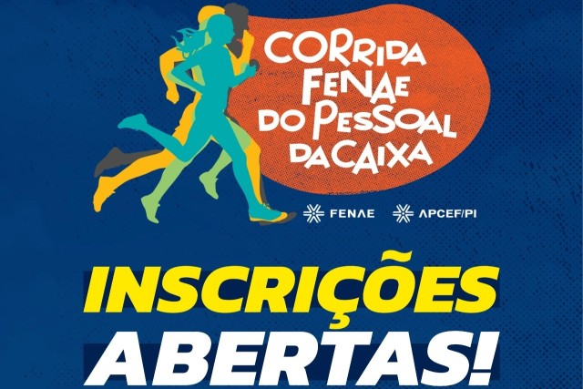 SEEBF/PI disponibiliza 50 vagas gratuitas para a 12ª Corrida Fenae do Pessoal da Caixa