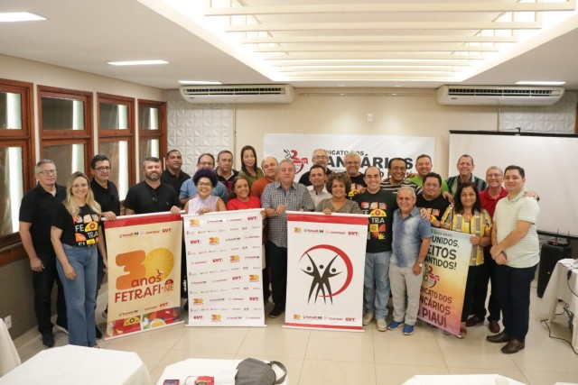 Reunião da Fetrafi/NE no Piauí debate organização interna e preparativos para Conferência Regional