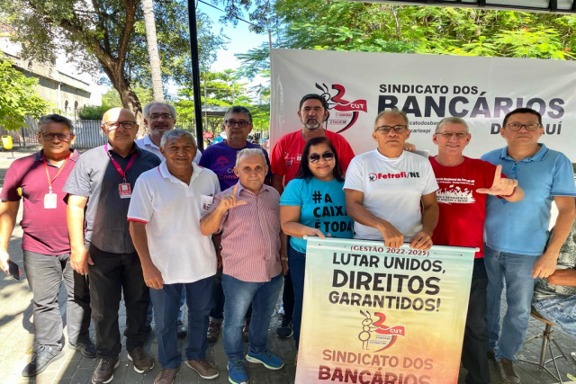 SEEBF/PI lança no Piauí a Campanha Banco Para Todos que denuncia o fechamento de agências