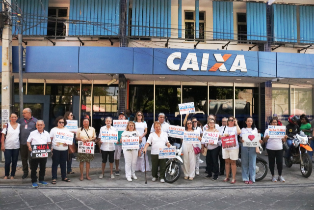 SEEBF/PI promove Dia Nacional de Luta em defesa do Saúde Caixa