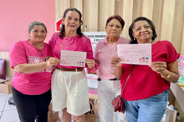 SEEBF/PI entrega doação de leite para a Rede Feminina de Combate ao Câncer no Piauí