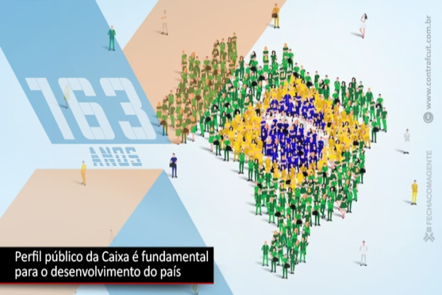 Caixa: 163 anos contribuindo com o desenvolvimento do país