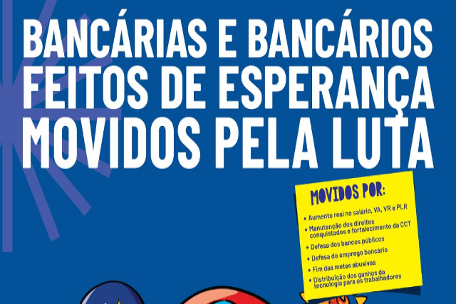 Trabalhadores vão à negociação com a Fenaban para defender emprego bancário, combate à precarização e fechamento de agências